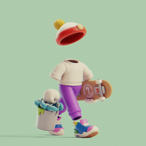 Invisible Friends 3D #970