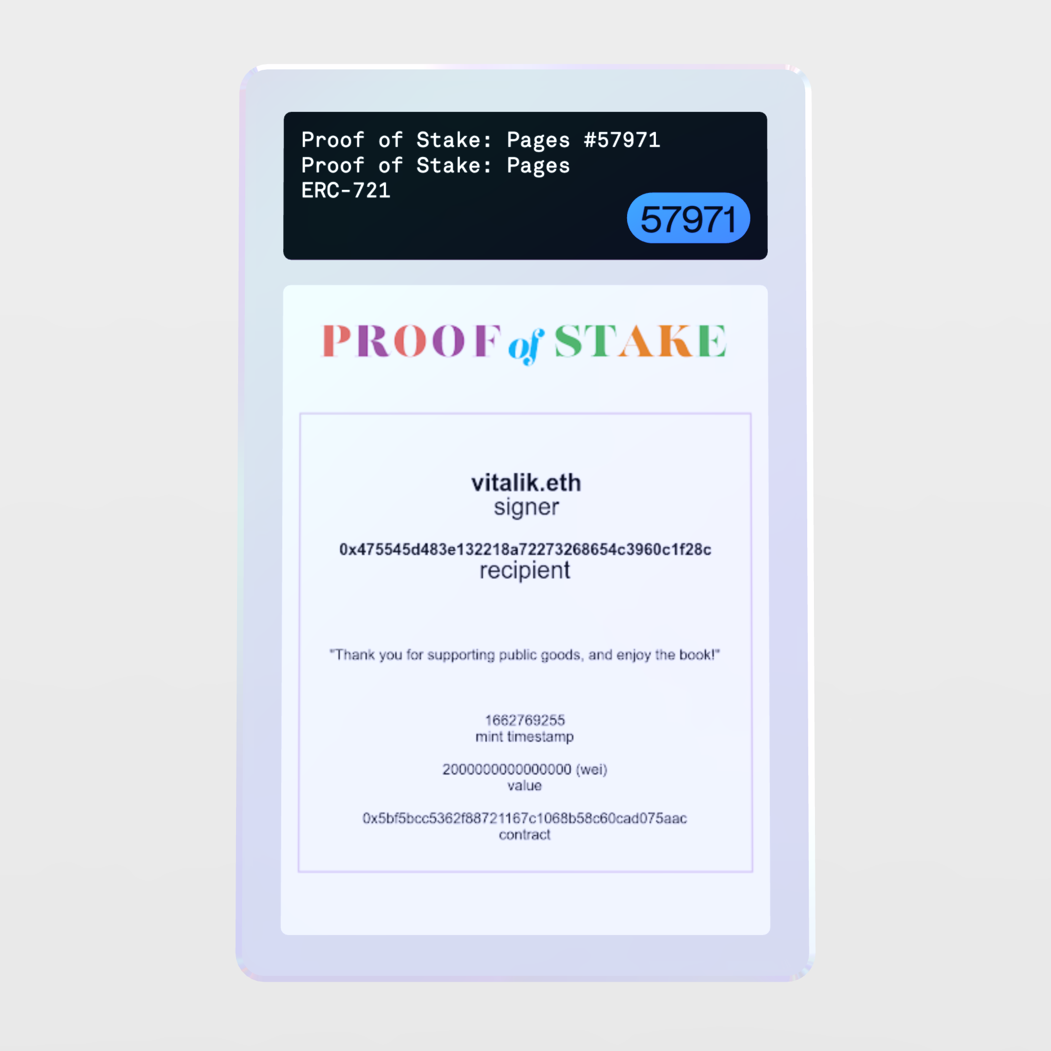 Minter Token - Proof of Stake: Pages #57971