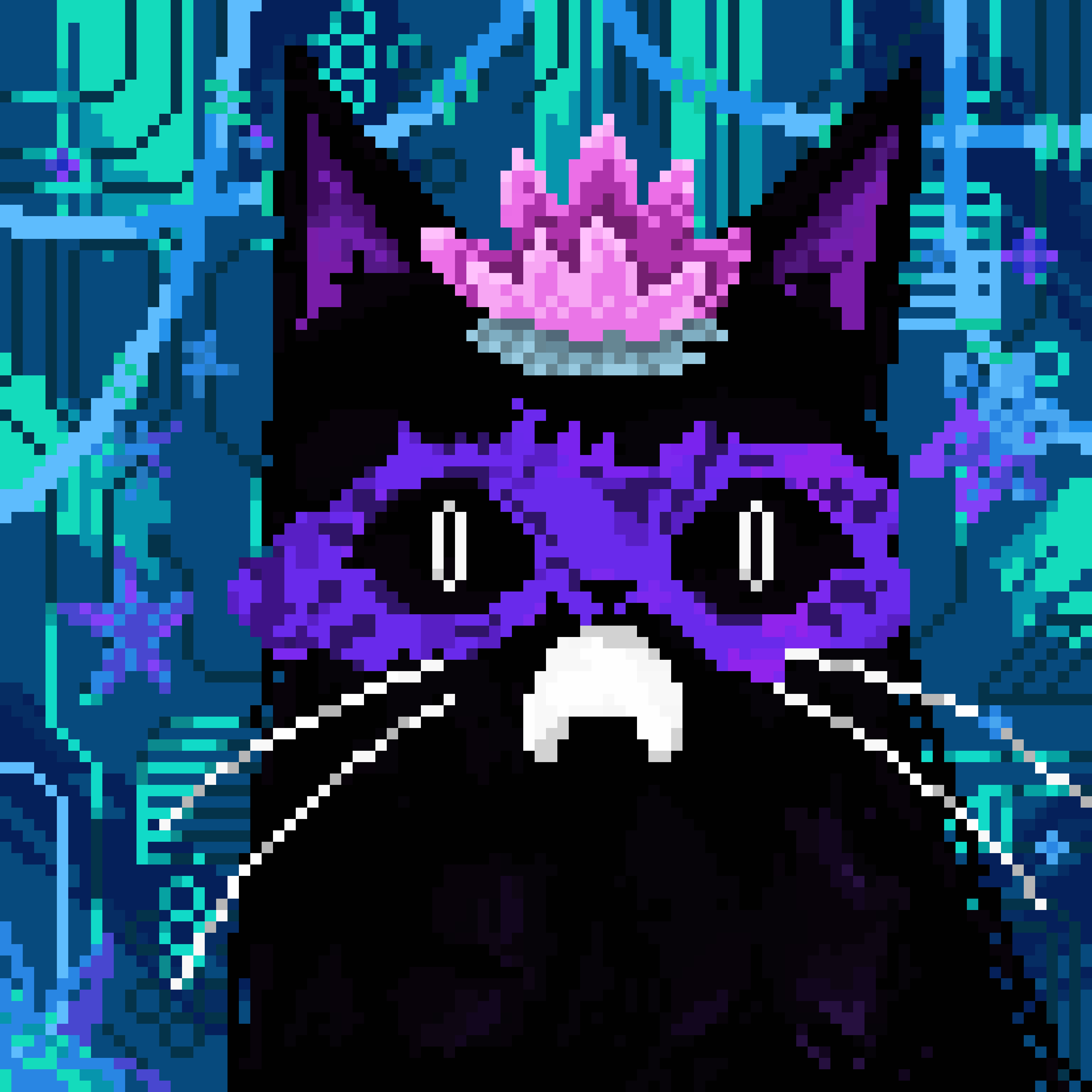 Pixel Hyper Cat #0187