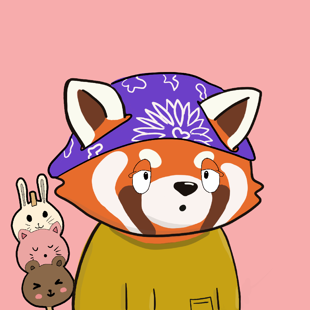 Okay Red Panda #6676