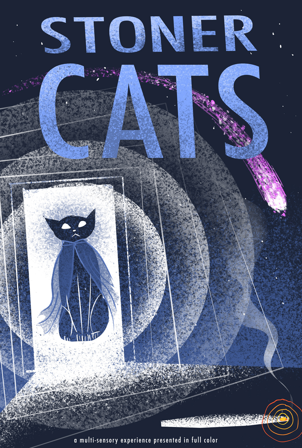 #397 SciFi Stoner Cats Poster