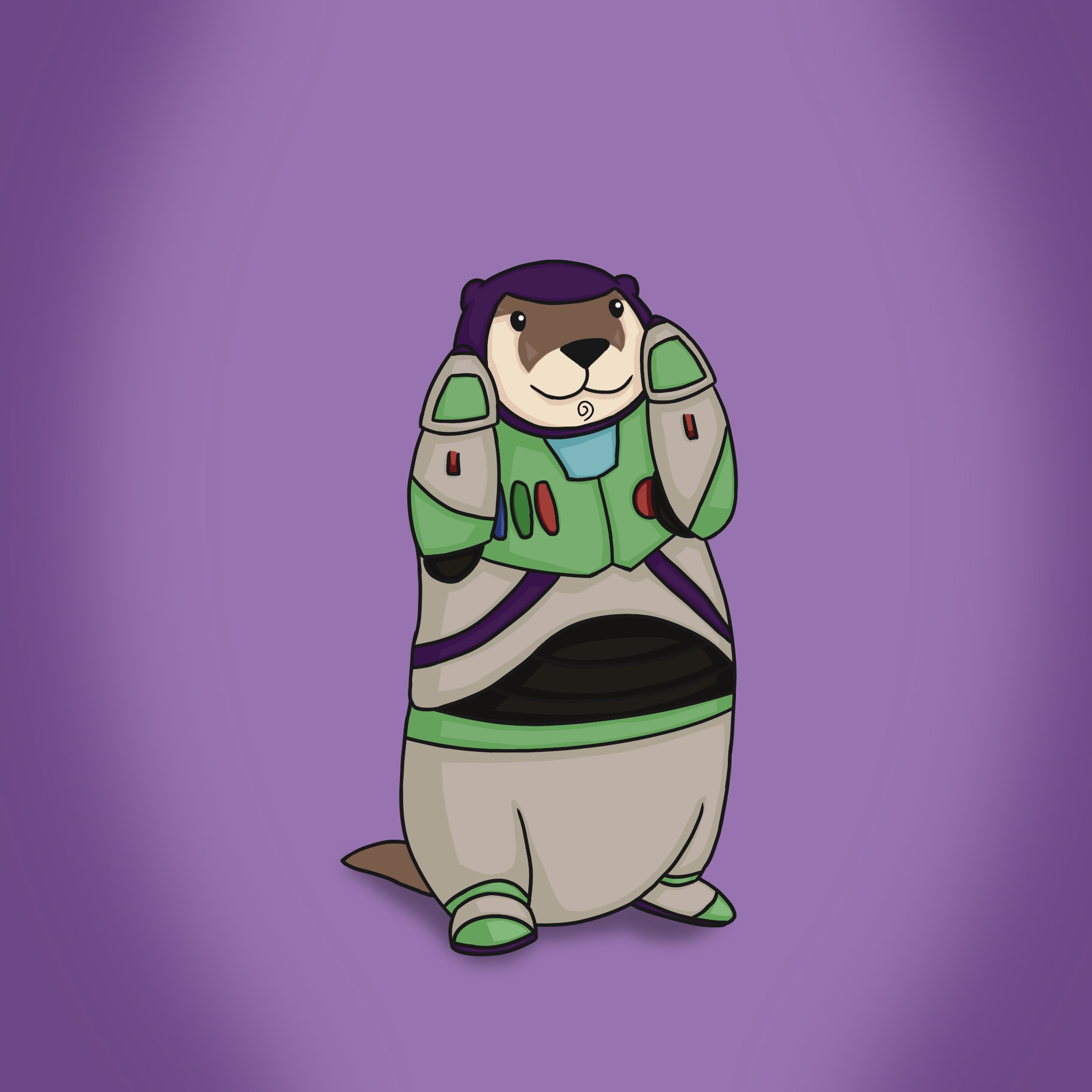 Fluffy Otter #12