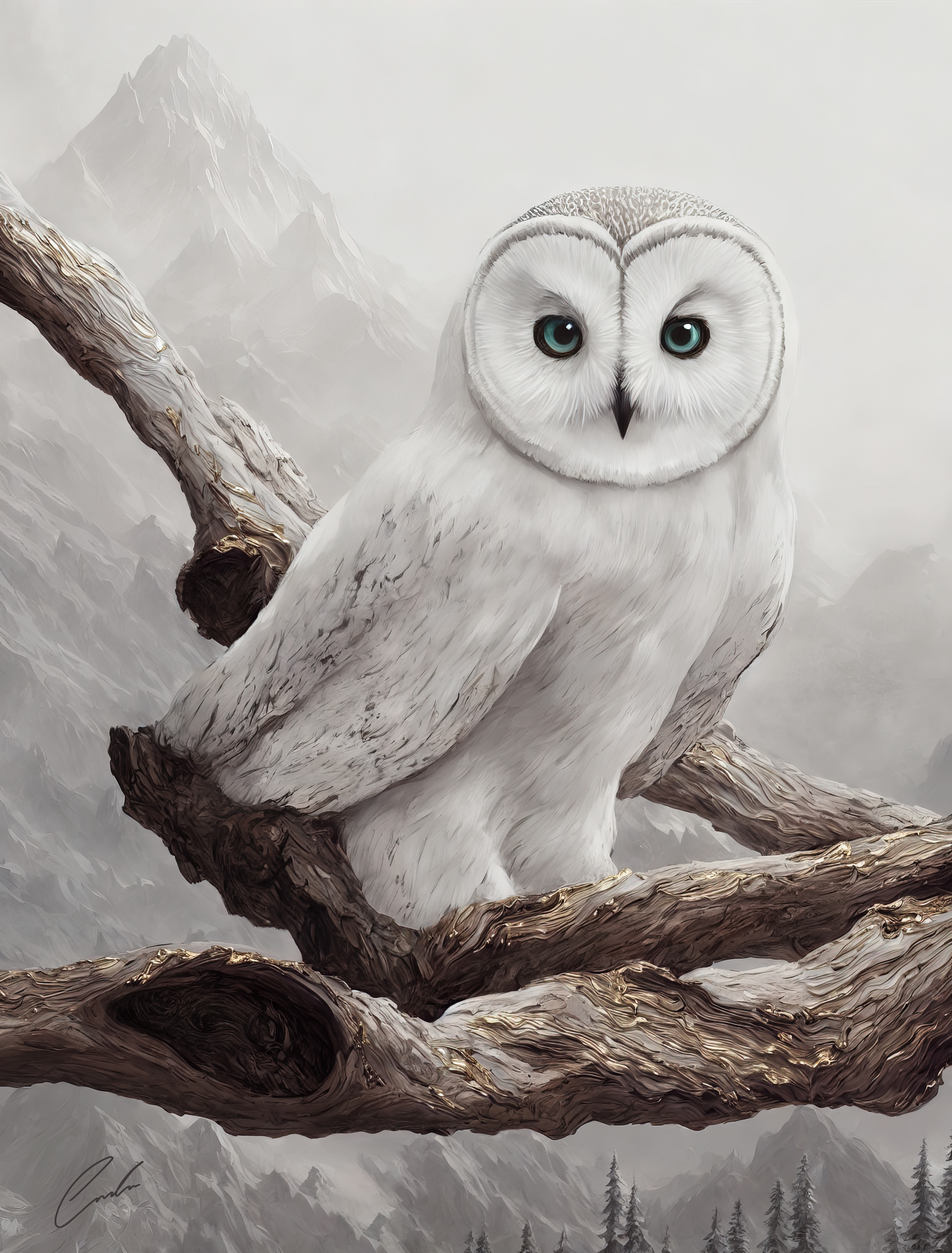 Moonbird - Digital Painting #420/594