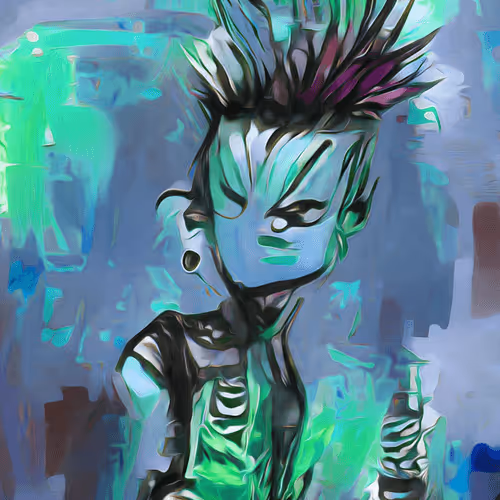 Scribbled Punk #18