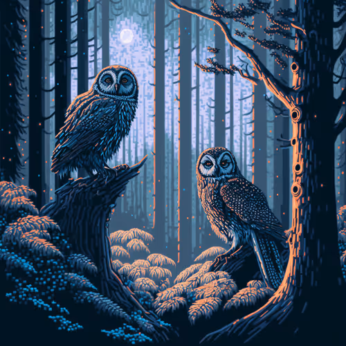 Mystical Owls #102