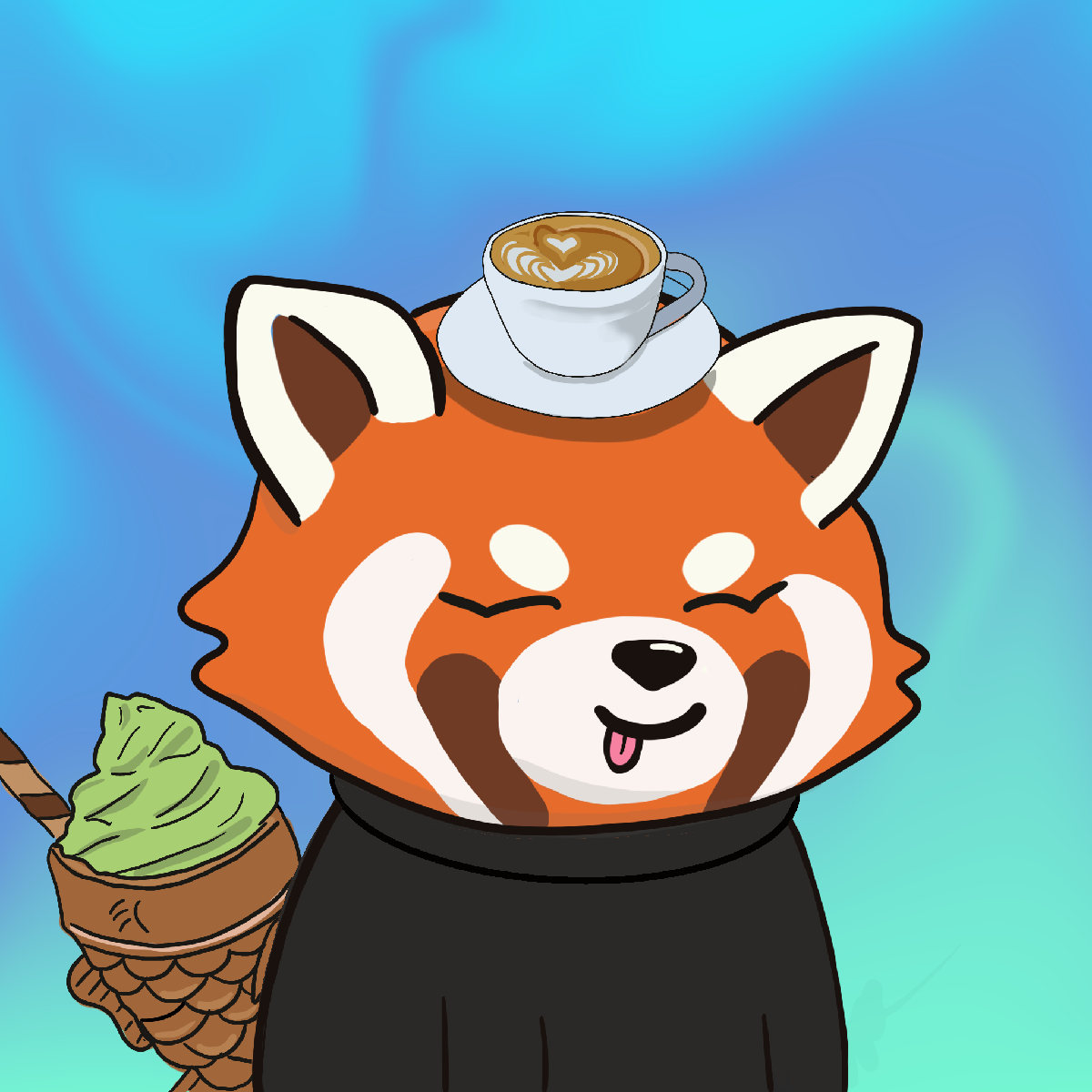 Okay Red Panda #7081
