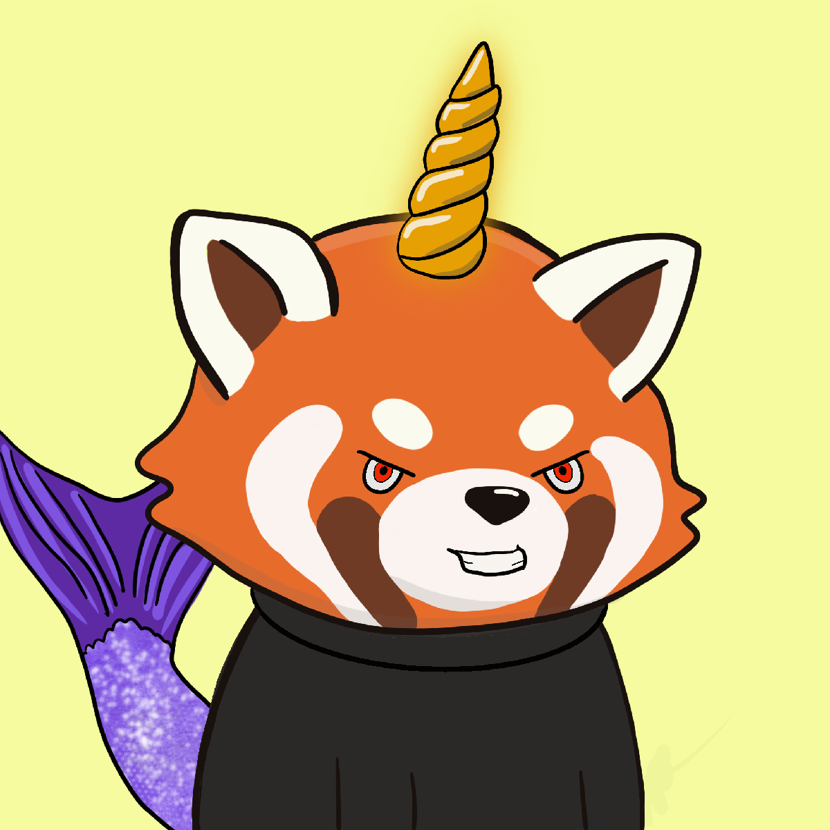 Okay Red Panda #6743