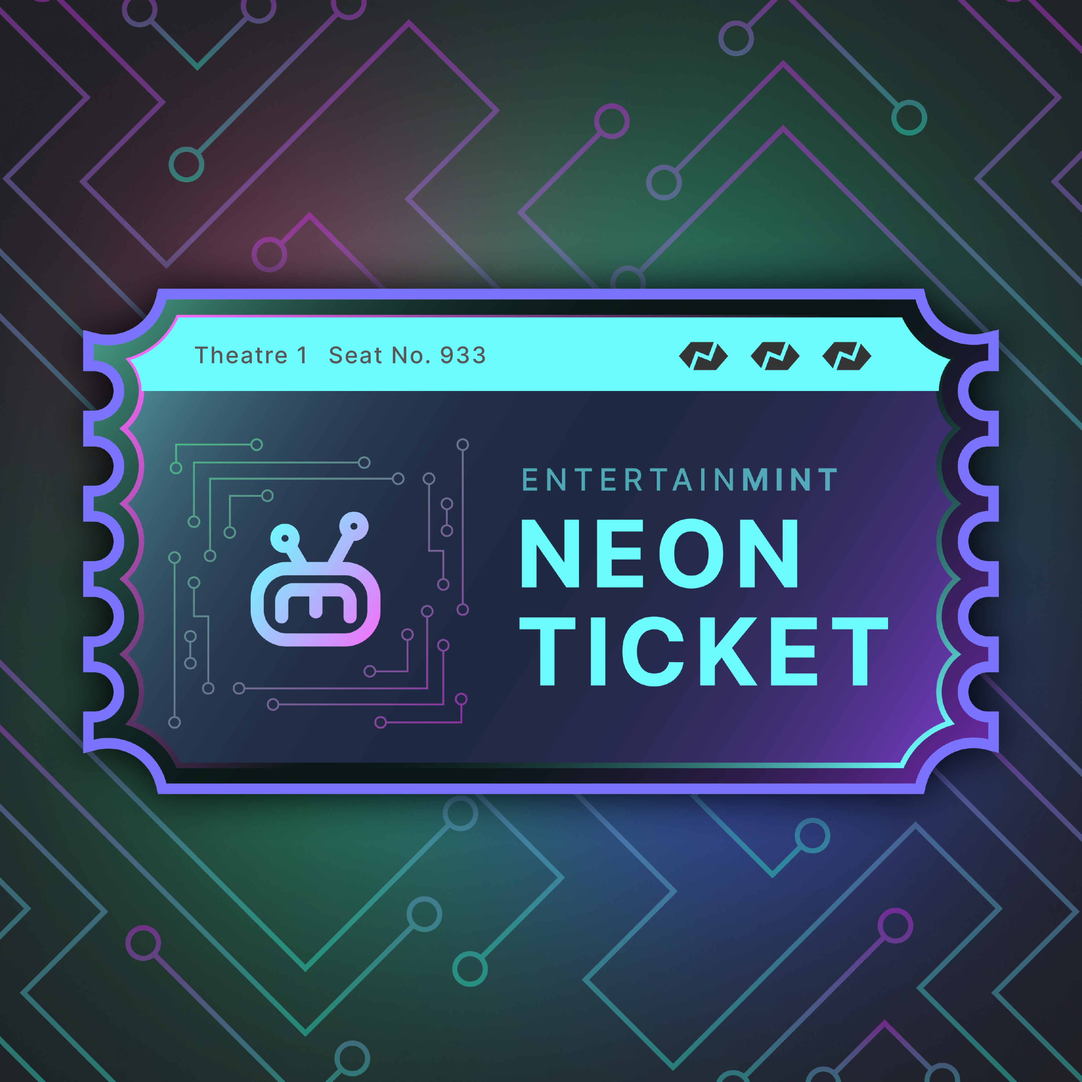 Neon Ticket #933