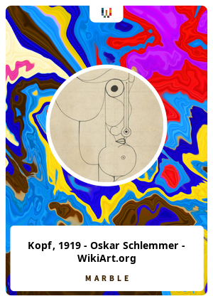 Kopf, 1919 - Oskar Schlemmer - WikiArt.org