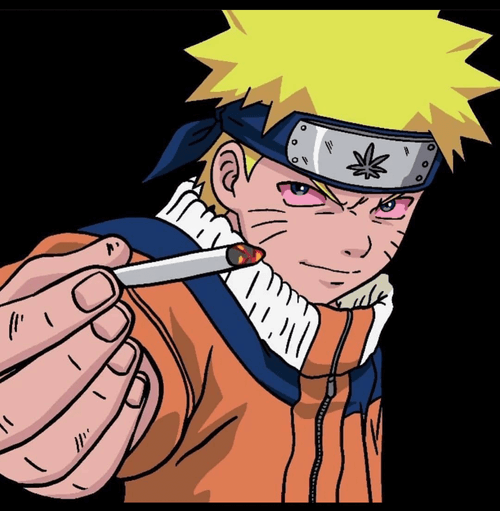 Naruto smoking weed