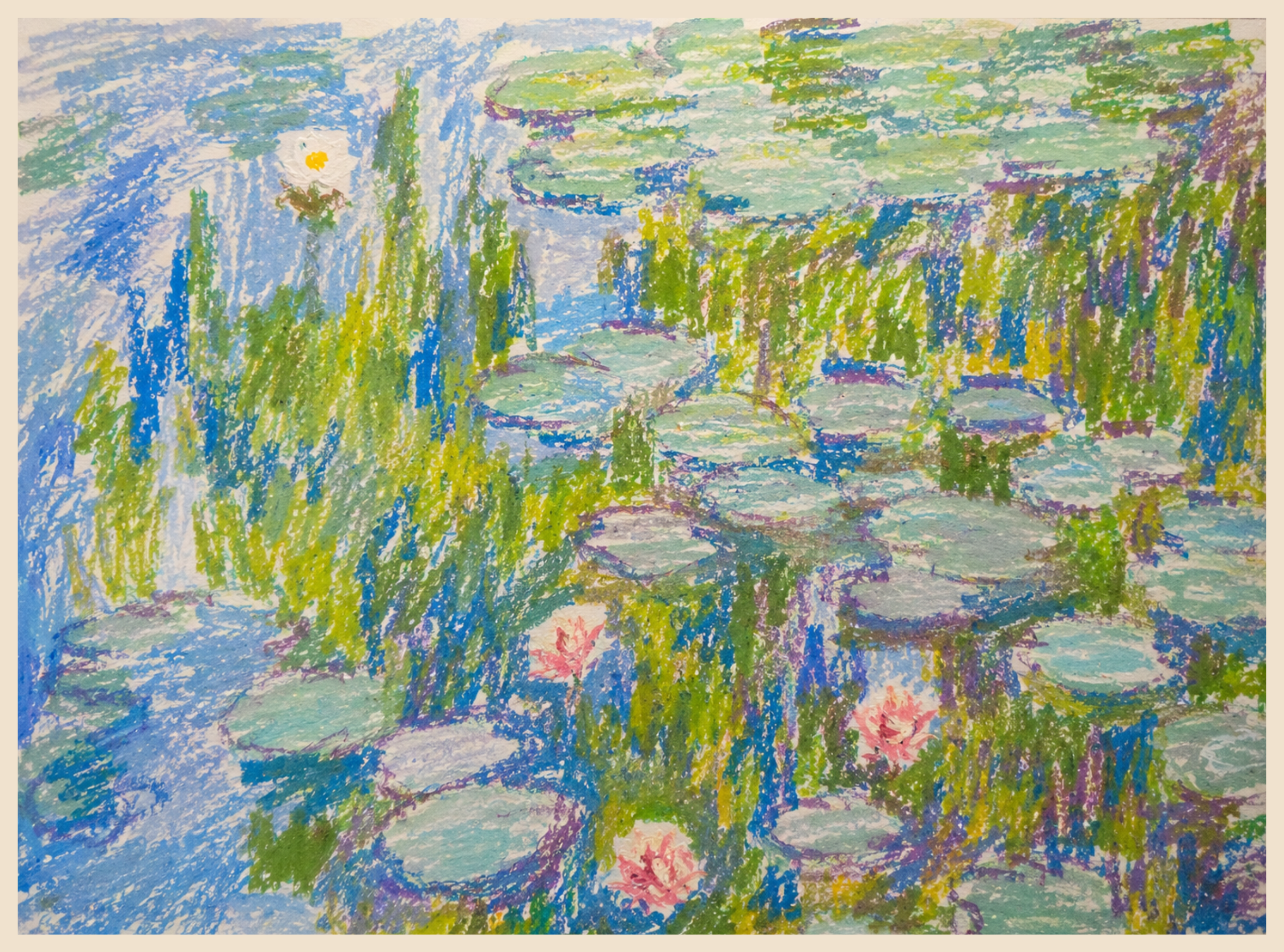Crayon Lilies
