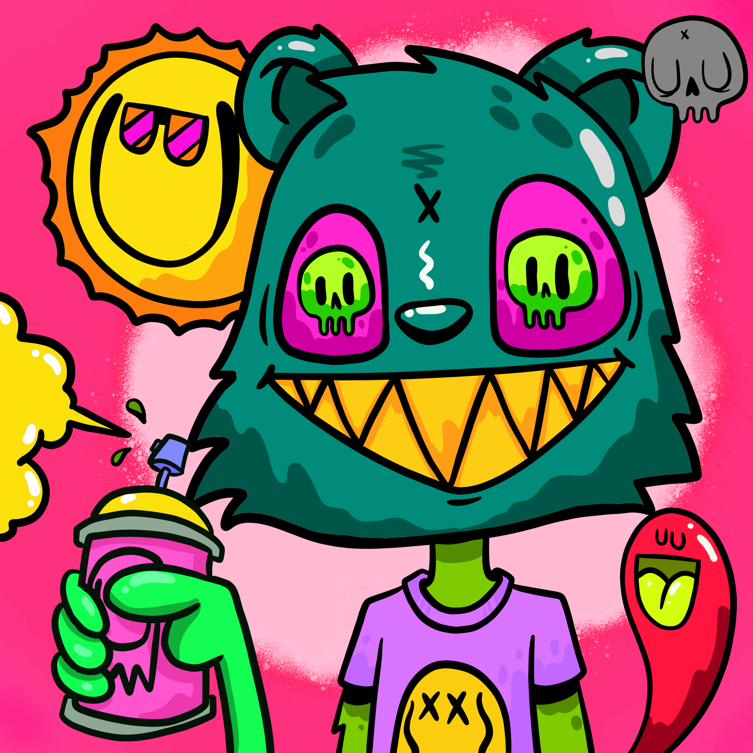 GHOST SKULLS #1367