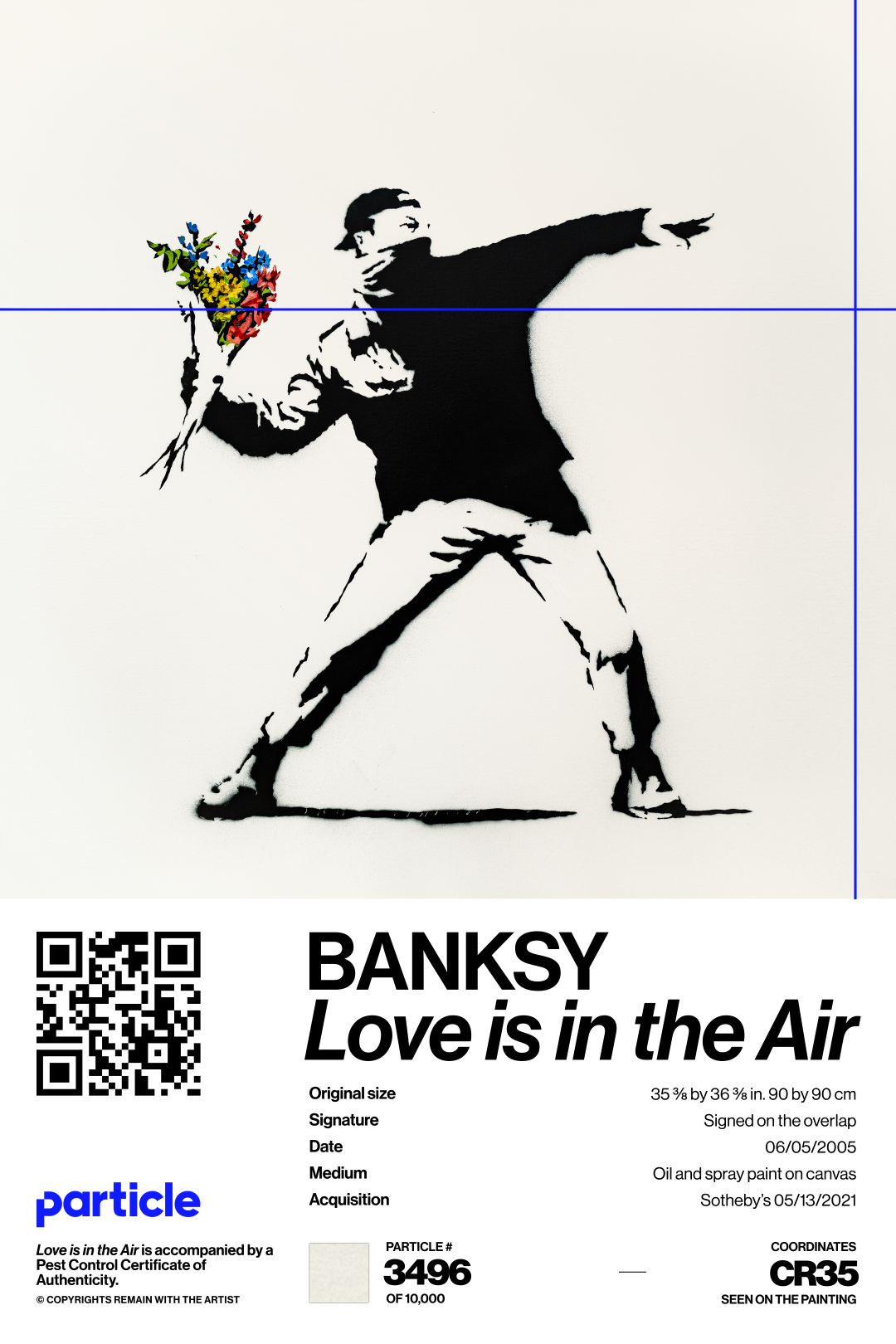 Banksy | Love Is In The Air #3496
