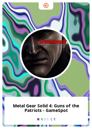 Metal Gear Solid 4: Guns of the Patriots - GameSpot