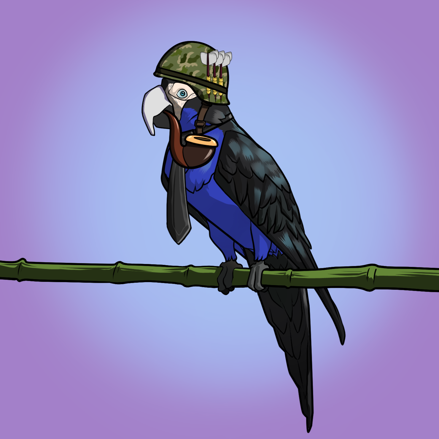 Proper Parrot Tree Club #9548