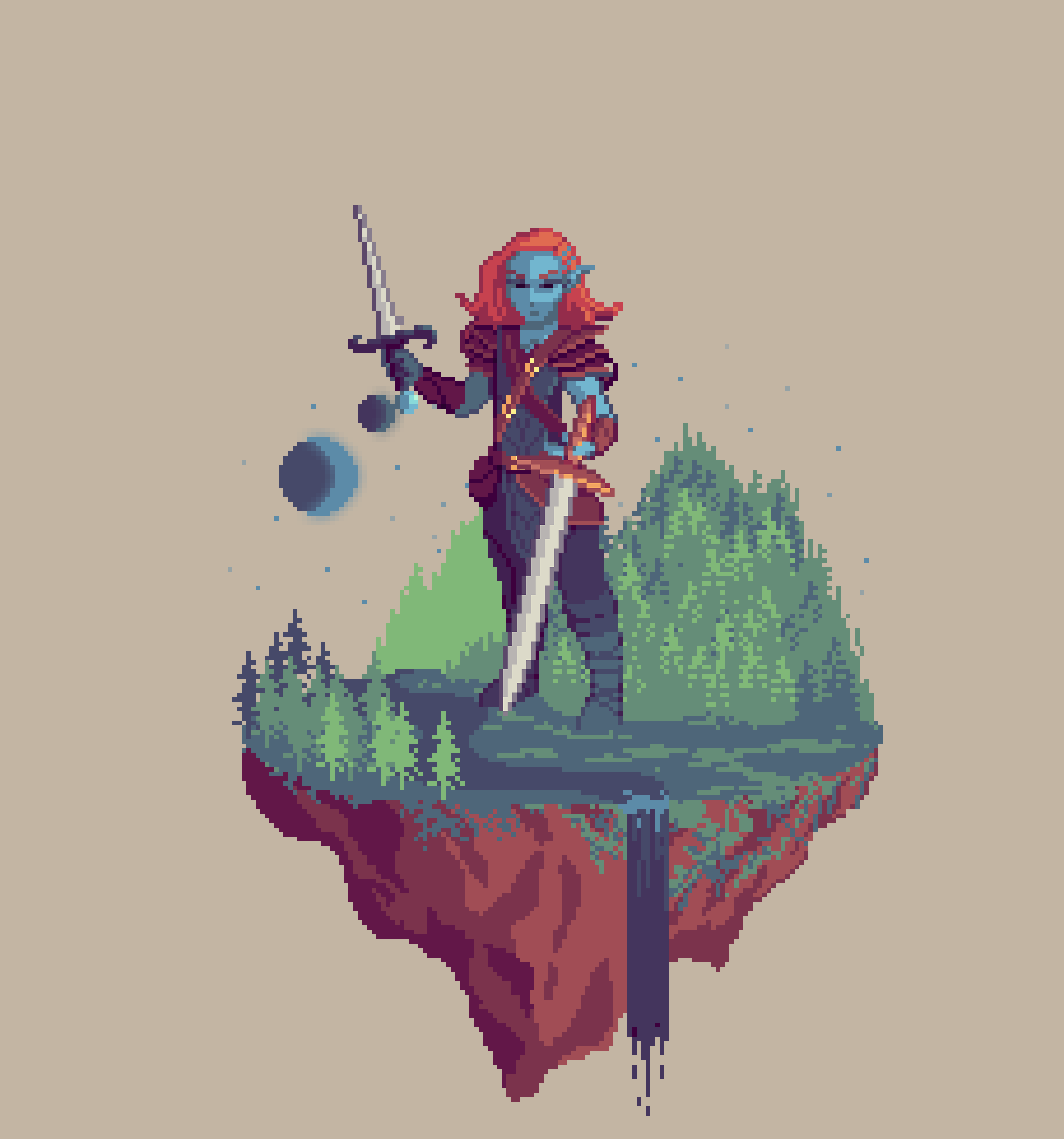 Dusk Half-Elf Shadowslice Rogue from The Forest