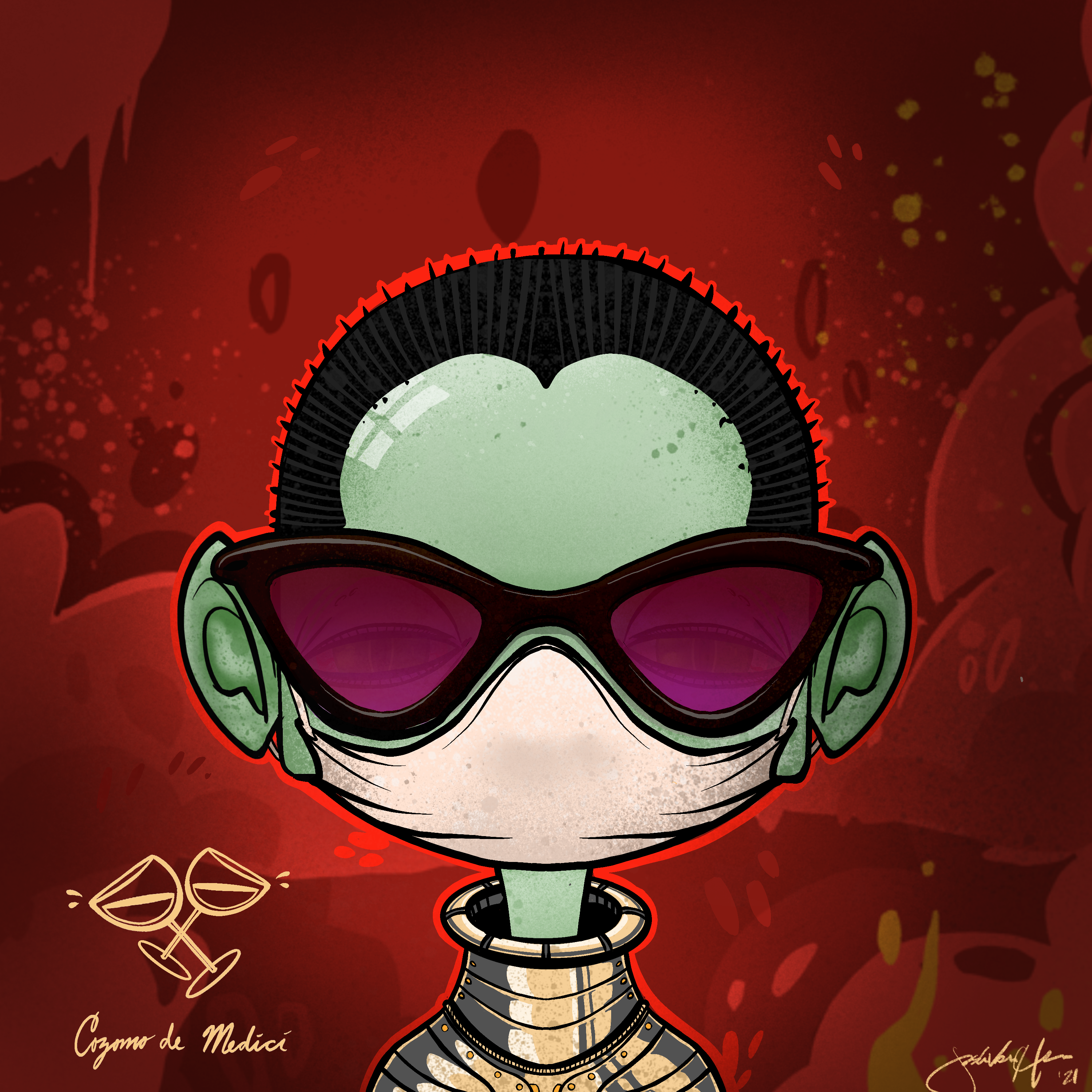 Cozomo de' Medici X The Hex'd :: 1/1