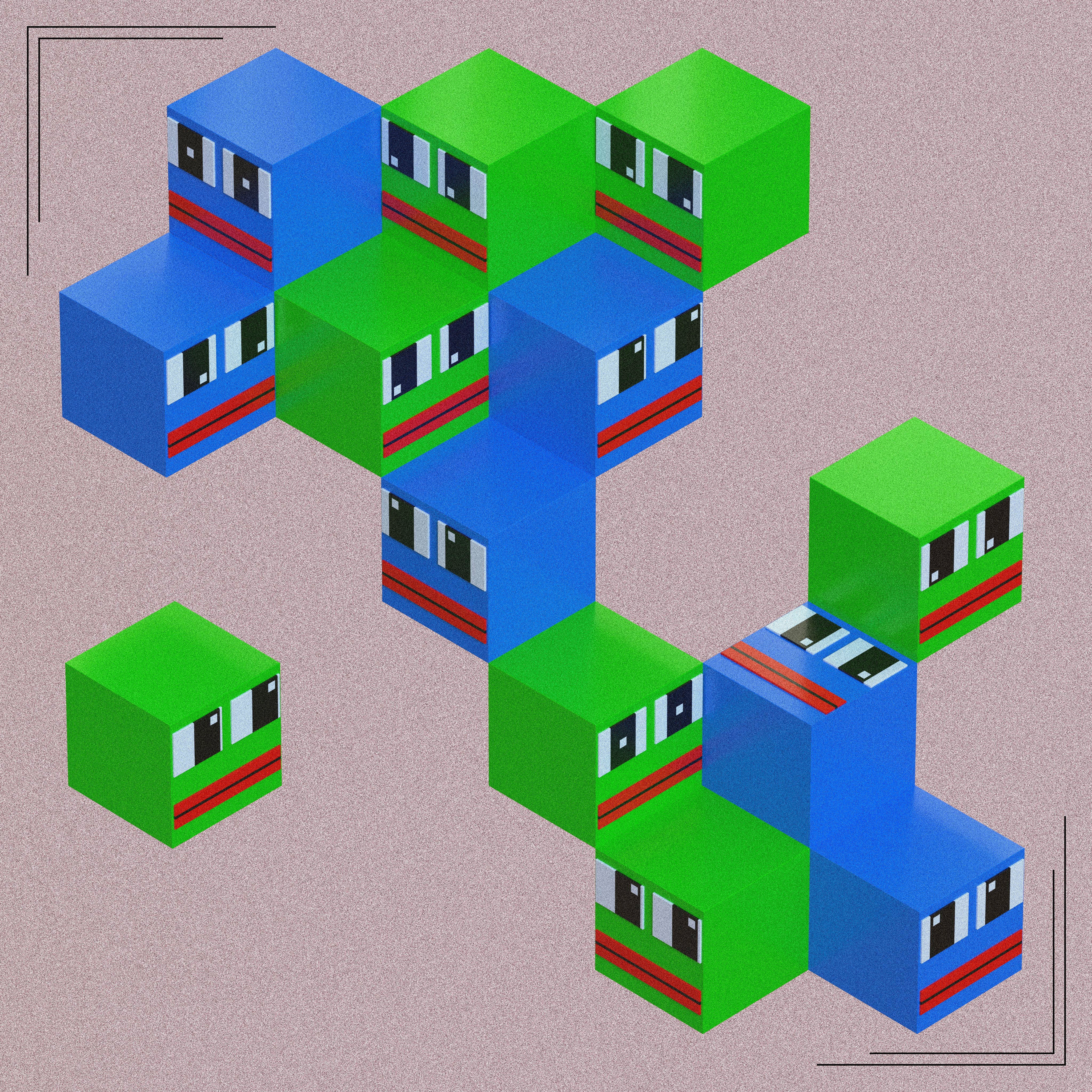 Isometric Pepe #13
