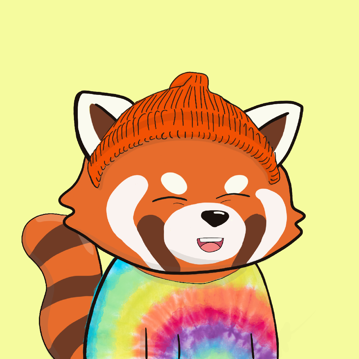 Okay Red Panda #6758
