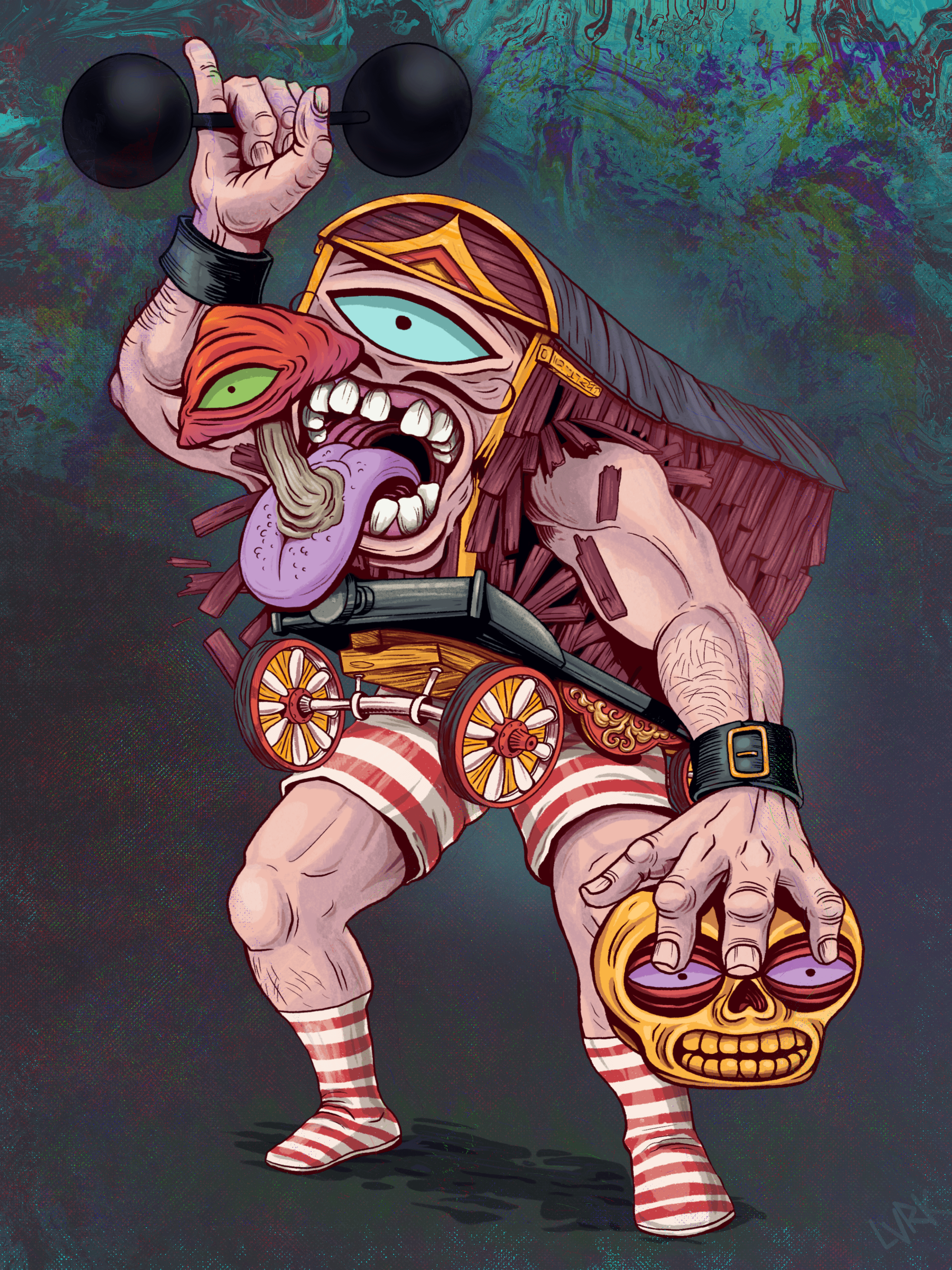 The Strong man goes wild