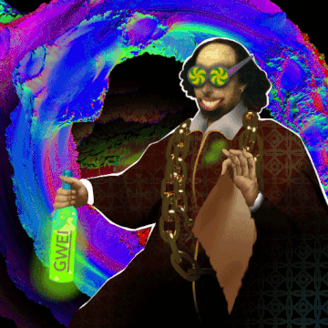 A self-portrait of the Intoxicated Poet
