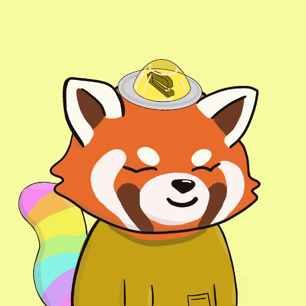 Okay Red Panda #7233