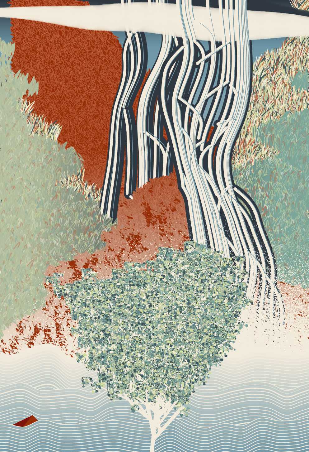 LACMA: ROTF Vol. 2 Monica Rizzolli A Tour of Hypothetical Waterfalls #97