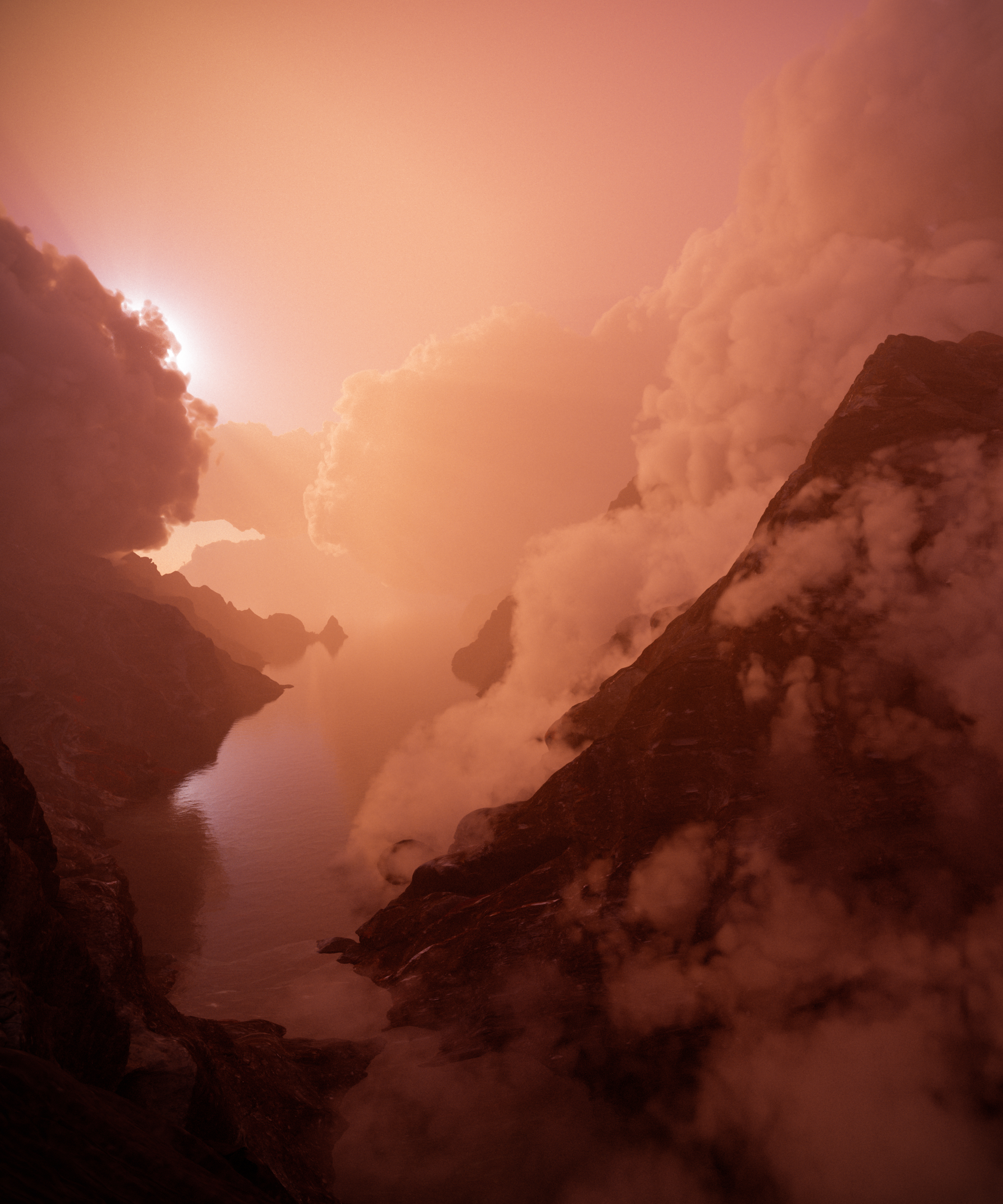 Above the clouds