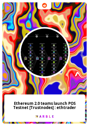 Ethereum 2.0 teams launch POS Testnet [Trustnodes] : ethtrader