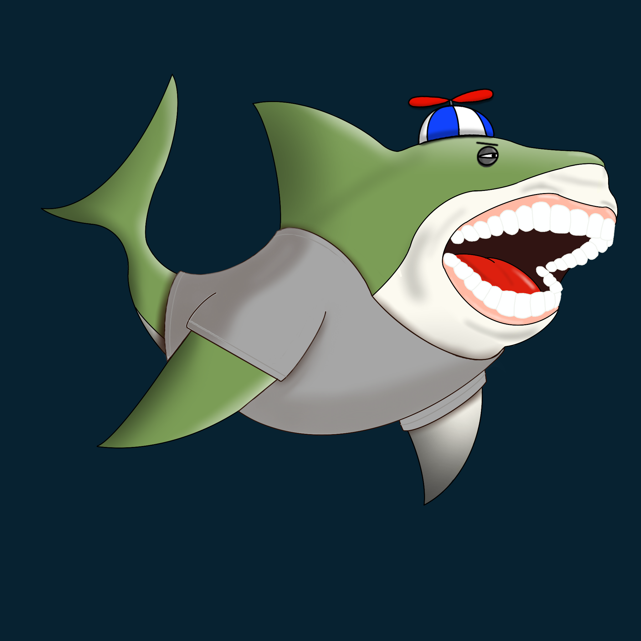 Wavy Shark #5555