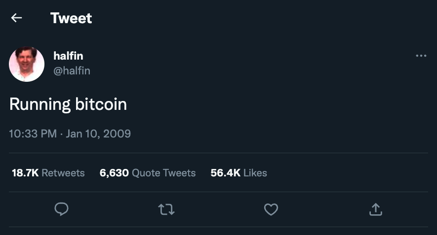 Running bitcoin