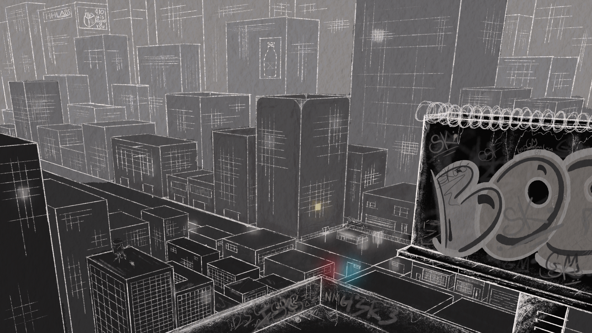 Downtown Skeleville - Steve Noir