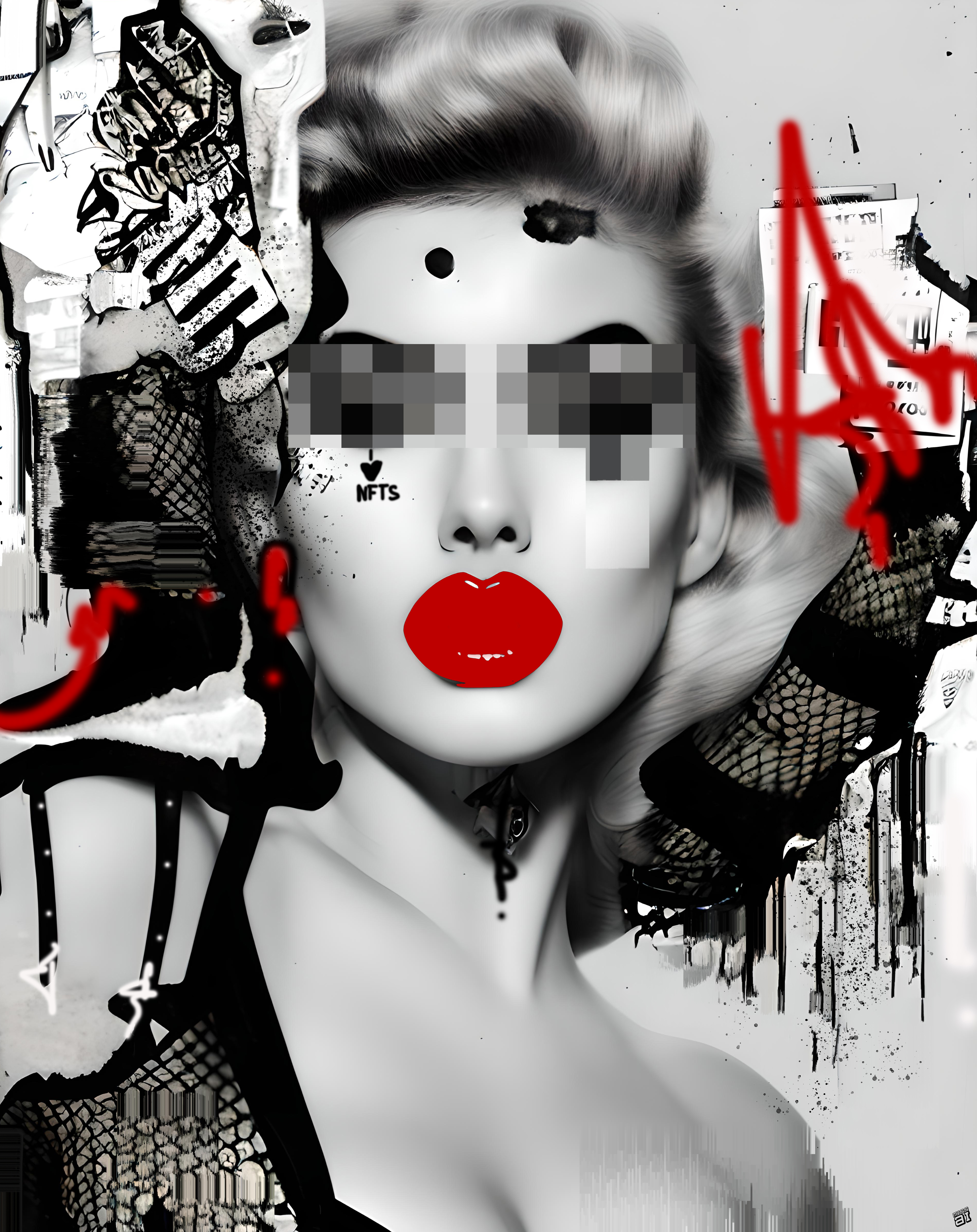 Pixel Rouge — Miss AL Simpson, Scottish cryptoartist