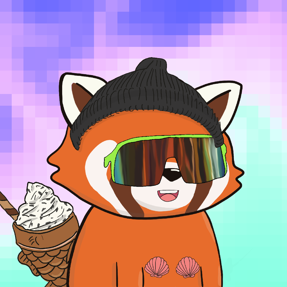 Okay Red Panda #7096