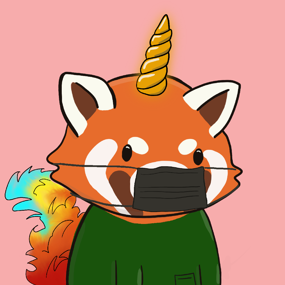 Okay Red Panda #6725