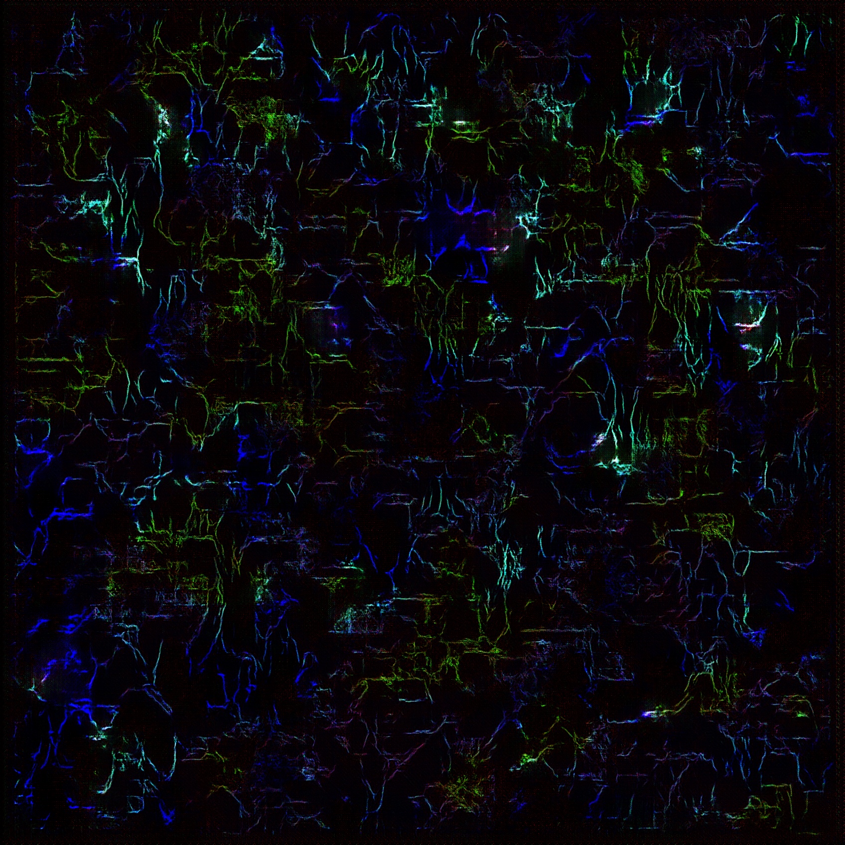 Artificial Net Of Color Dreams