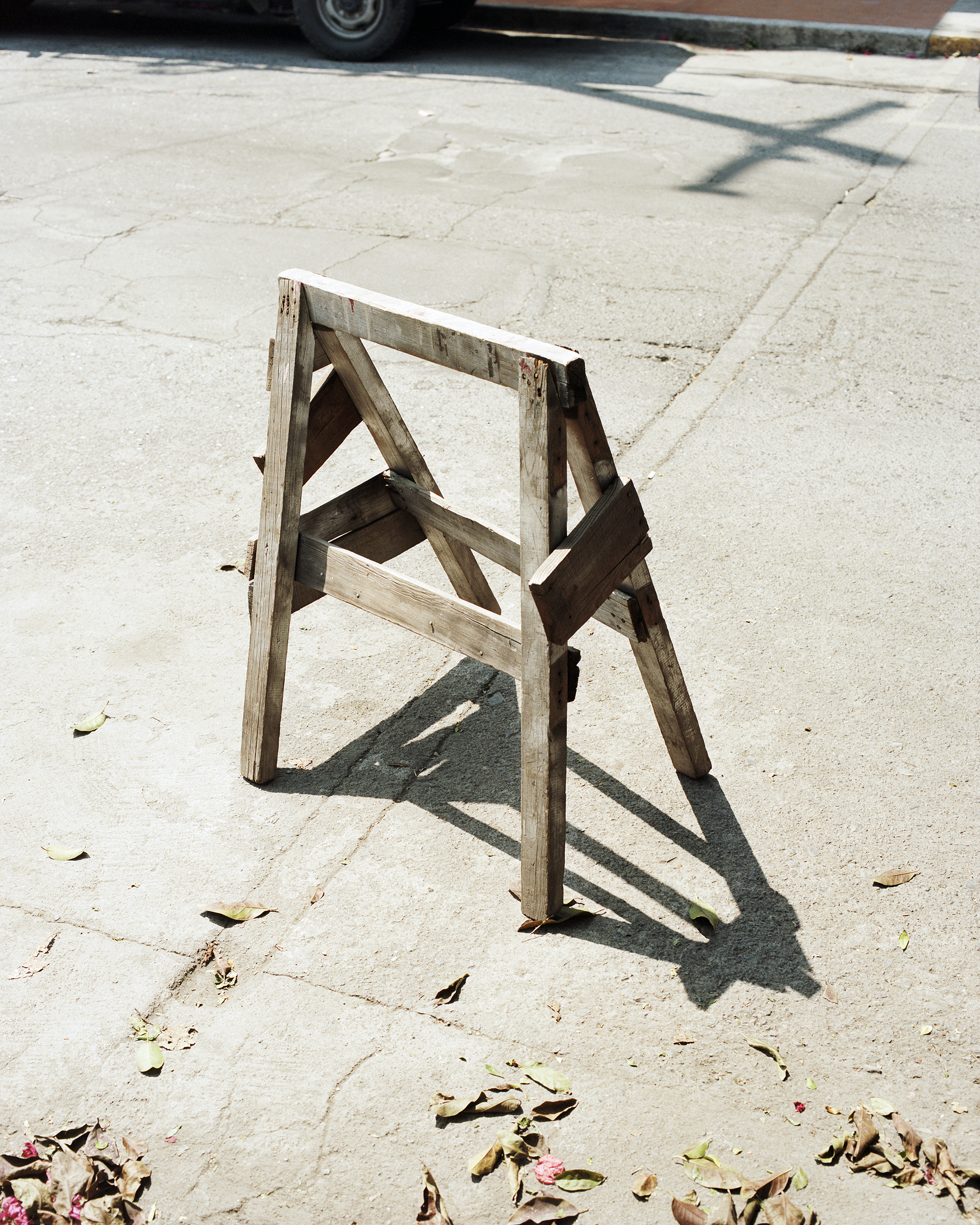 A 4-Legged Wooden Stop