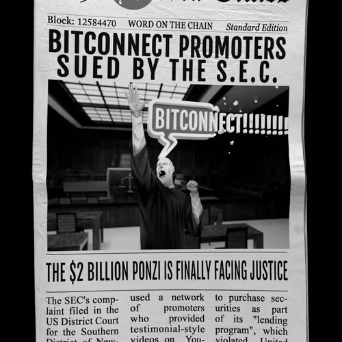 Bitconnect Promoters Sued By The SEC 