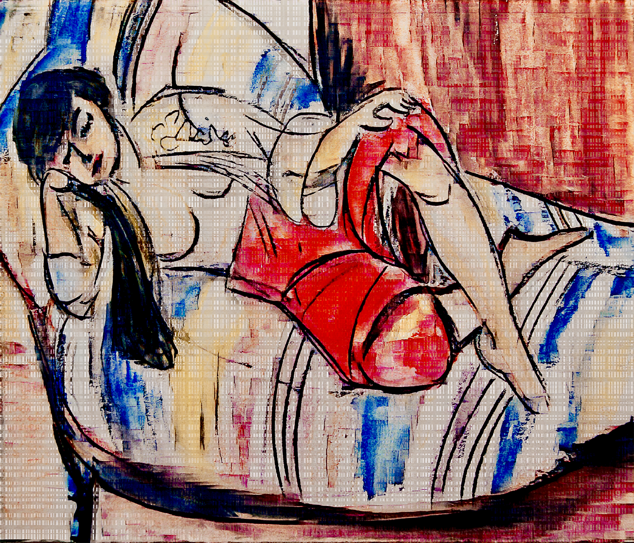 numpytillism, transcribing after Matisse