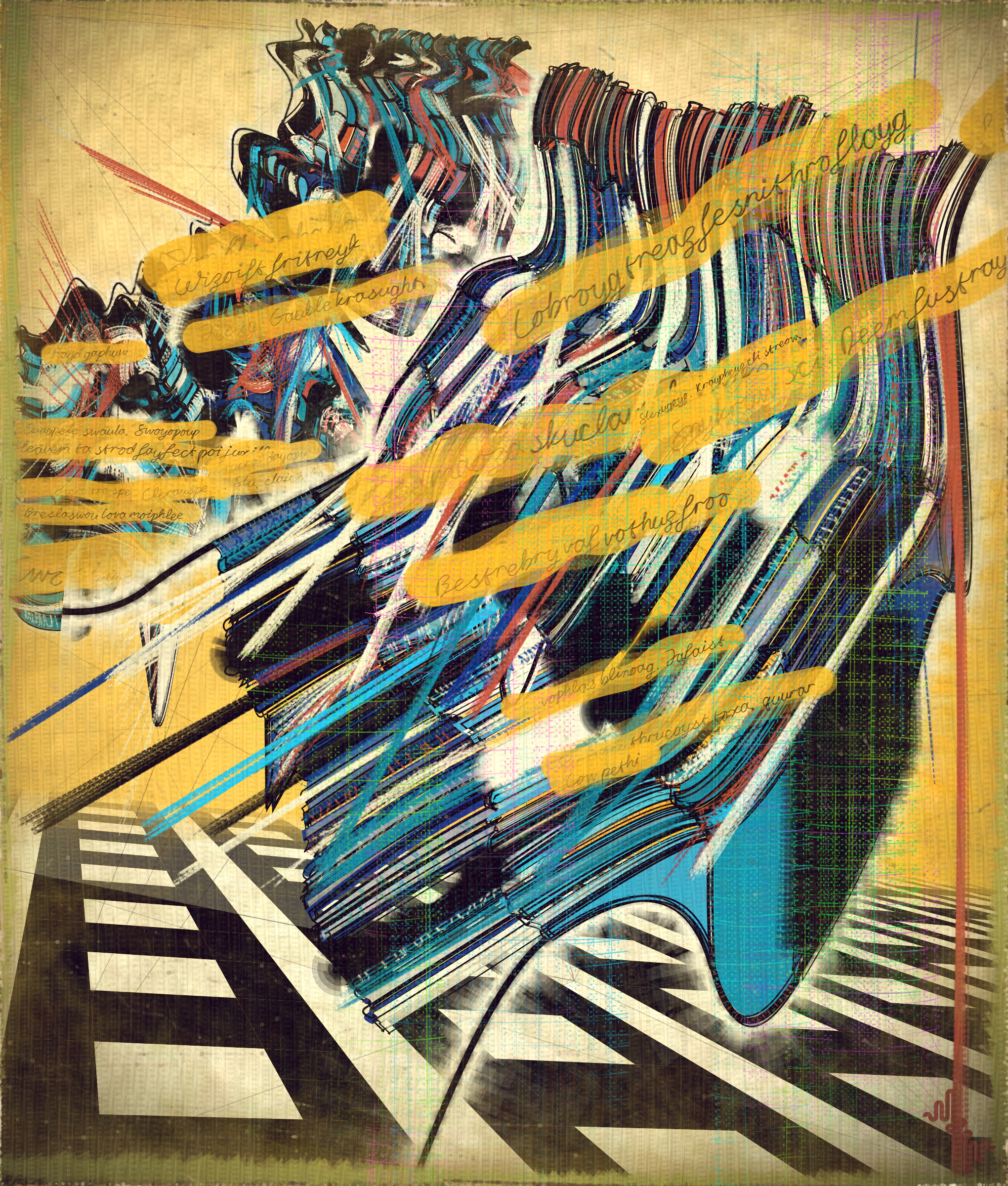 Amplitudes of Canvas #151