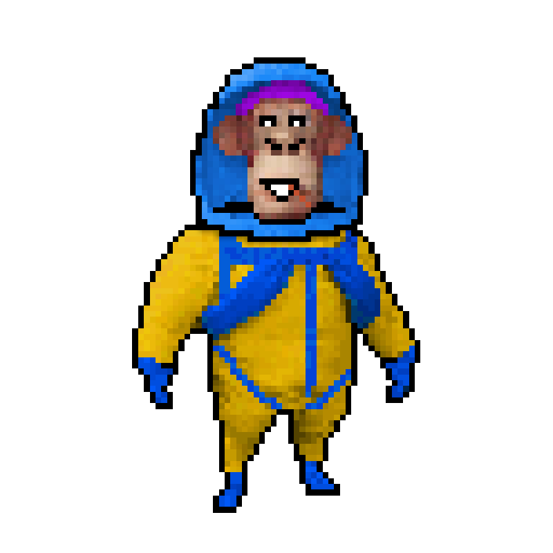 Pixel Radioactive Ape #238