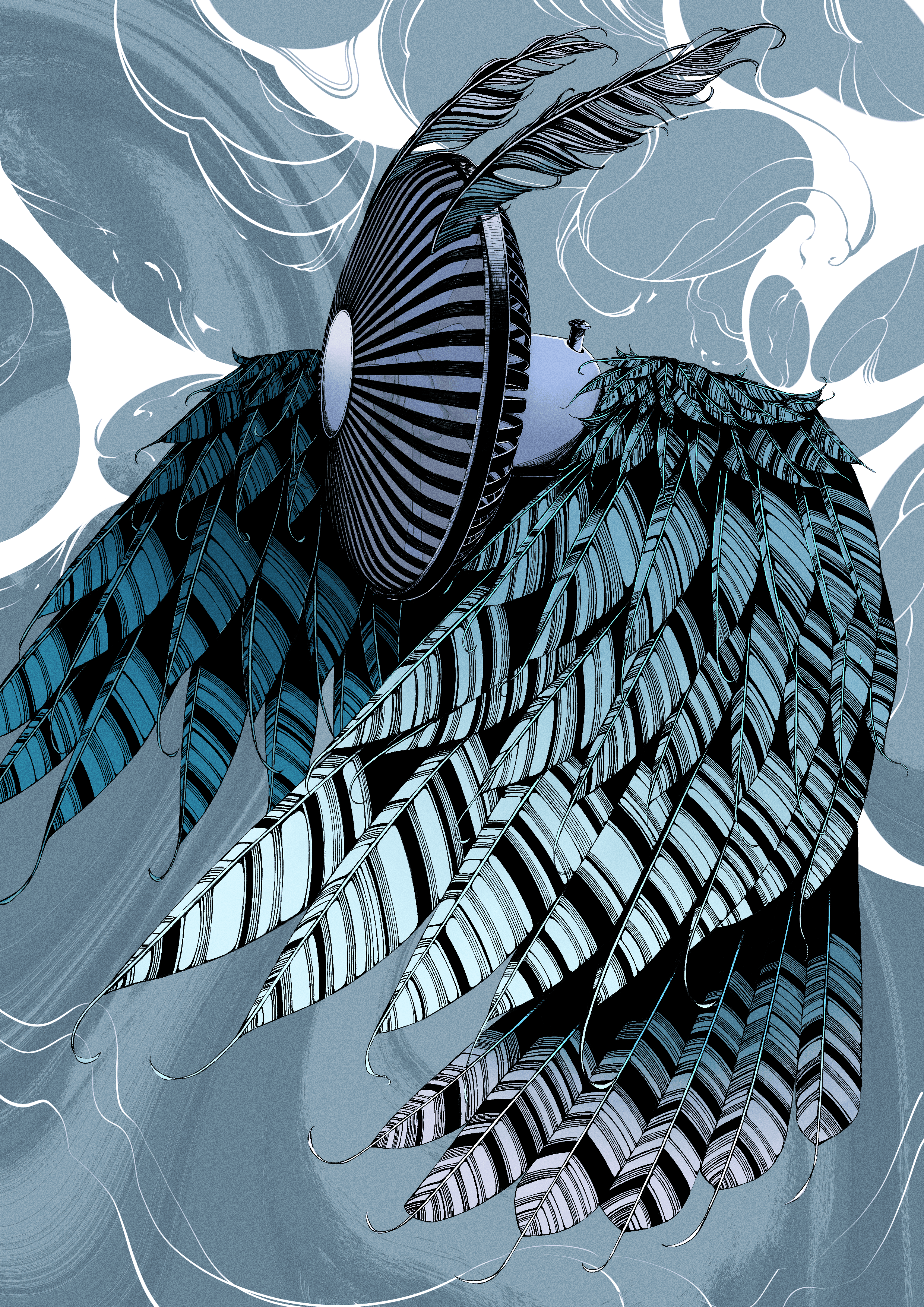 Fan bird