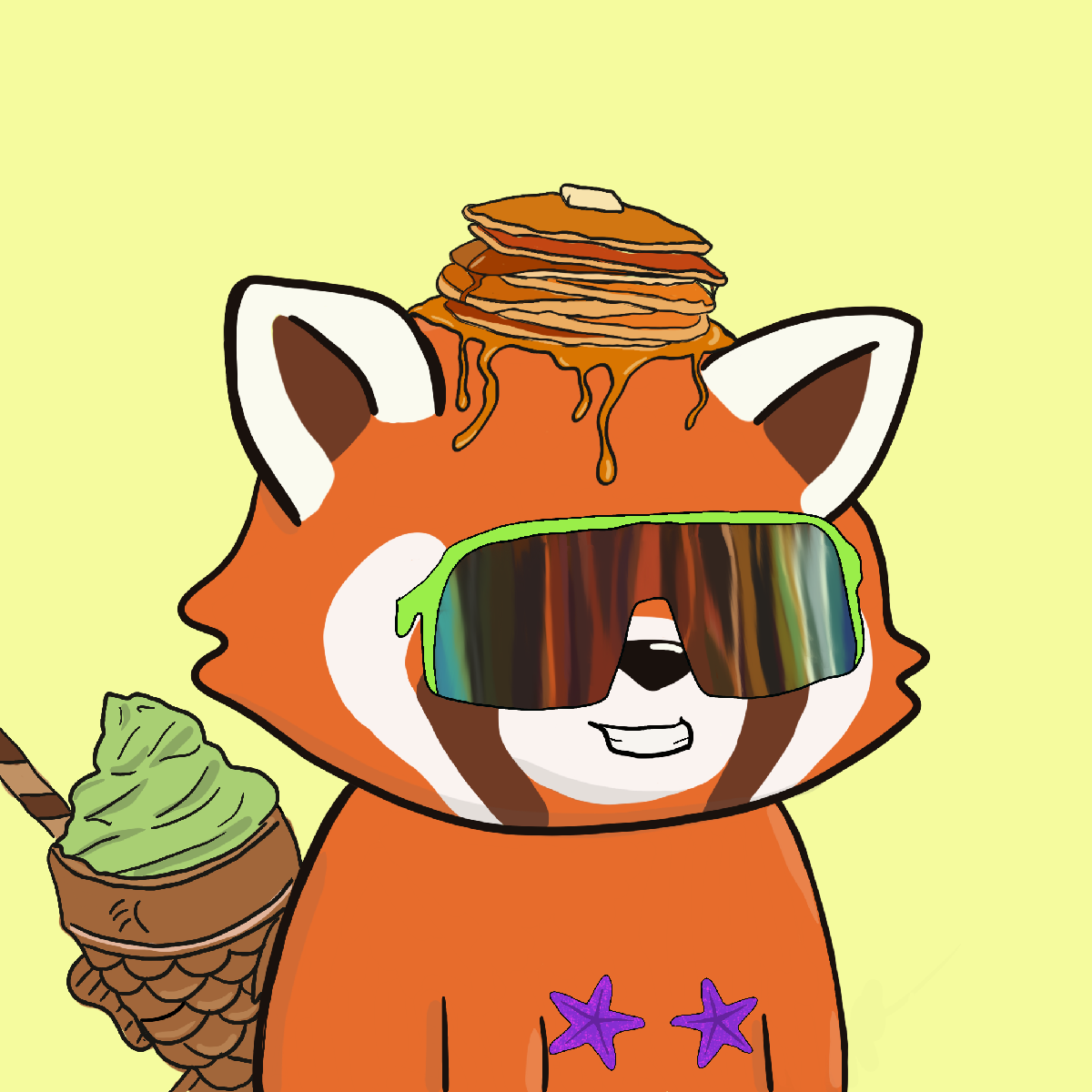 Okay Red Panda #6688