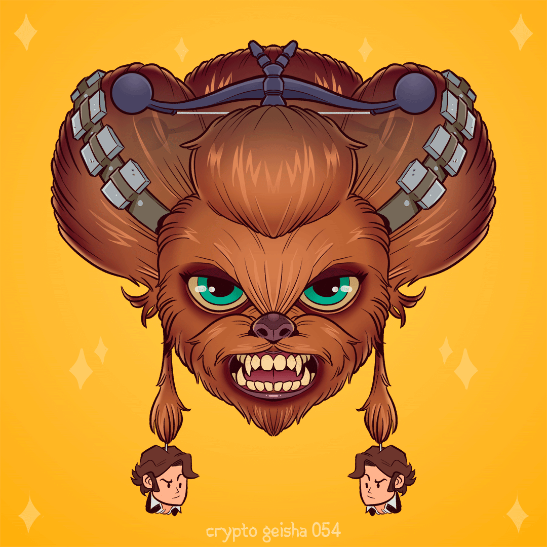 Crypto Geisha 054 - Chewie Geisha