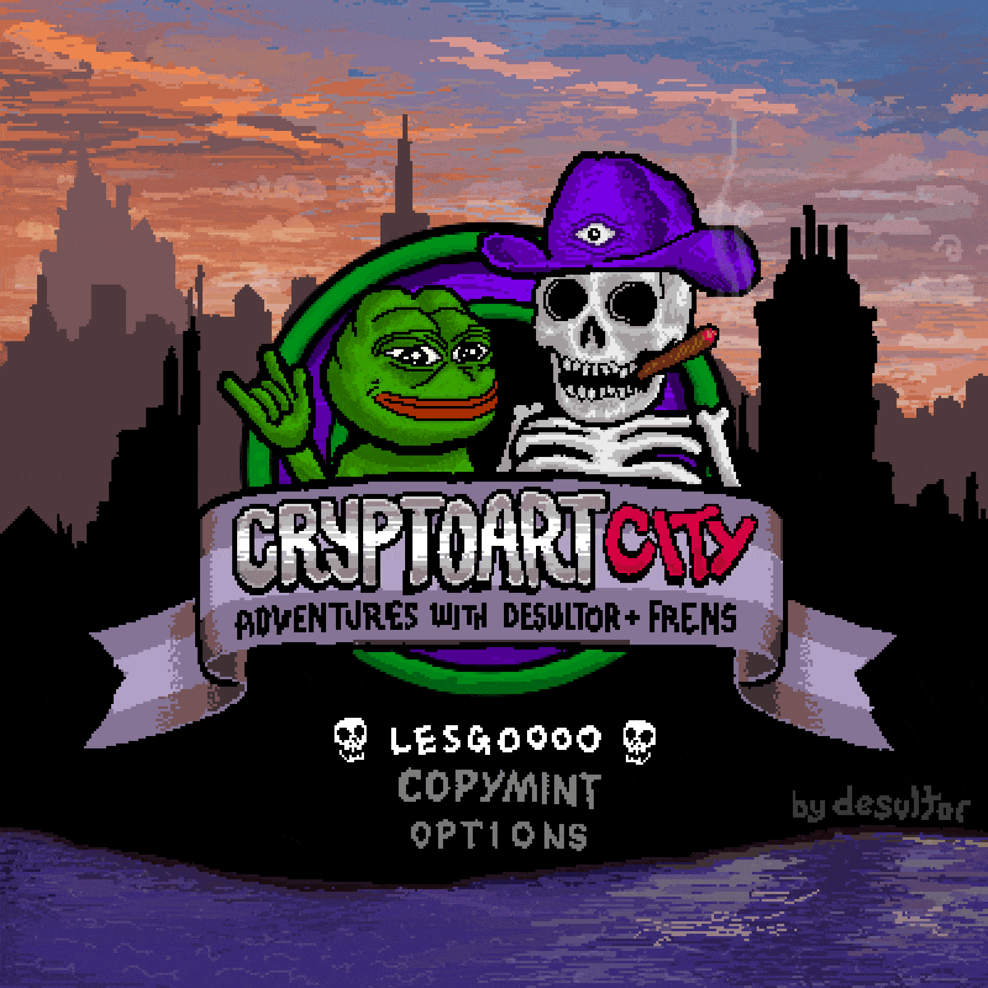 welcome to cryptoart city