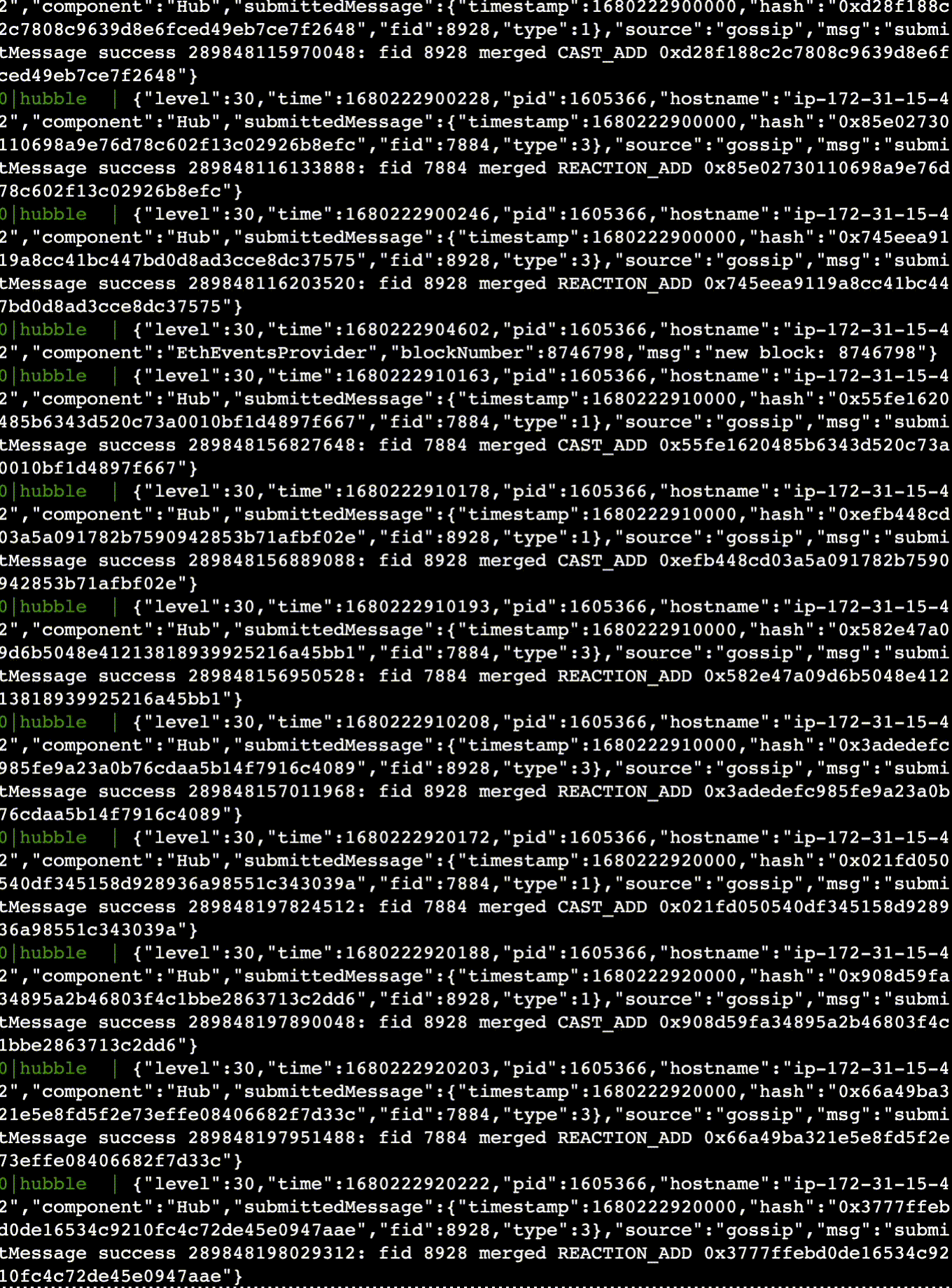 Farcaster Hub Testnet 52