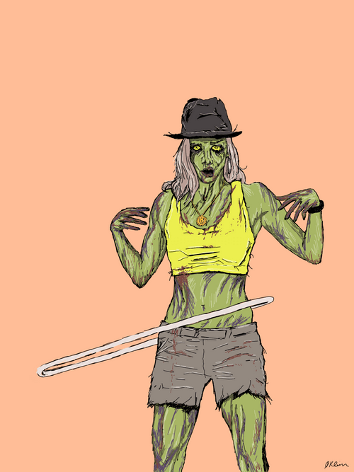 Zombie BriFitDance Original Drawing PNG