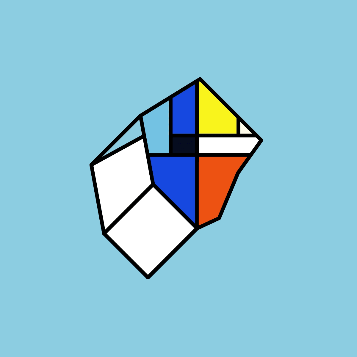 Composition with Red Blue and Yellow by Piet Mondrian #Paintings