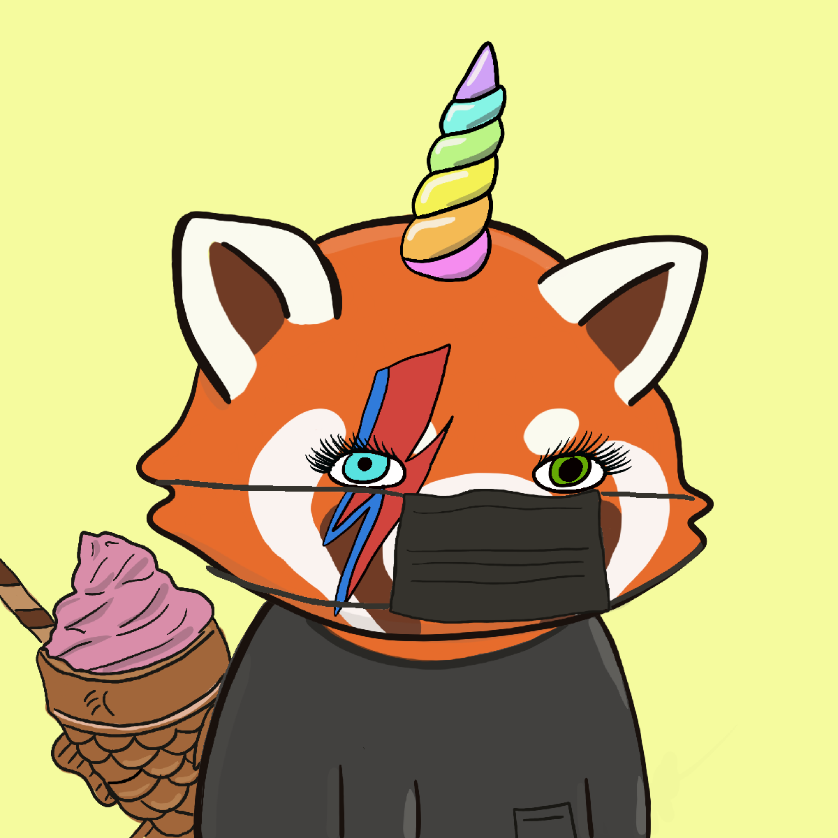 Okay Red Panda #7263