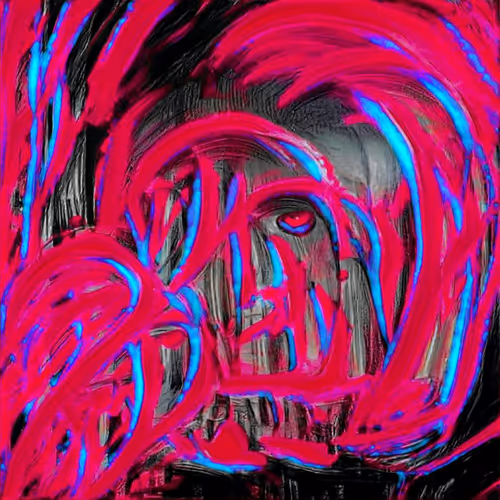 neon study after velazquez’s portrait of pope innocent x